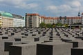 Jewish Holocaust Memorial, berlin germany Royalty Free Stock Photo