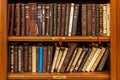 Jewish holy books in synagogue. Royalty Free Stock Photo