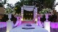 Jewish Hupa , wedding putdoor .