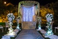 Jewish Hupa , wedding putdoor .