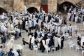 : Jewish man celebrate Simchat Torah