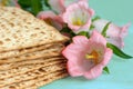 Jewish Matza bread Royalty Free Stock Photo