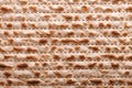 Jewish matzah kosher macro horizontal background