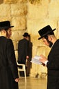 Jewish men praying Royalty Free Stock Photo