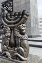 Jewish Menorah, symbol of the Jewish faith