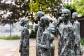 The jewish monument outside the Jewish Cemetery in Berlin, Germany