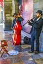Jewish Music Street Performers Puebla Mexico