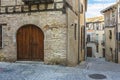 The Jewish neighborhood of Segovia is located in the historic center of the city, it has recently been restored by money from Royalty Free Stock Photo