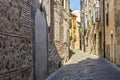 The Jewish neighborhood of Segovia is located in the historic center of the city, it has recently been restored by money from Royalty Free Stock Photo