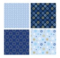 Jewish pattern with traditional David stars. Perfect for wallpapers, gift papers, patterns fills, textile, web page