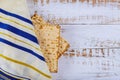 Jewish pesah celebration concept jewish holiday Passover tallit