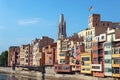 Jewish quarter in Girona. Catalonia. Spain Royalty Free Stock Photo