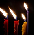 Three Hanukkah Candles