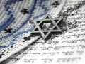 Jewish religious symbols closeup 3 Royalty Free Stock Photo