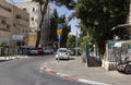 A quiet Saturday on a street in Jerusalem