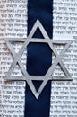 Jewish Star of David with Tanach background