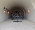 Jewish symbols at the Ceremonial Hall and Central Morgue of the former Jewish Ghetto at Terezin Czech Republic