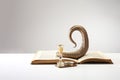 Jewish torah, shofar and olive oil