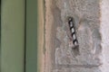 Jewish traditional Mezuzah hanging near the entrance of the house Royalty Free Stock Photo