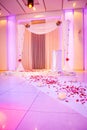 Jewish traditions wedding ceremony. Wedding canopy chuppah or huppah