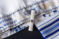 Jewish wedding, prenuptial agreement ketubah Royalty Free Stock Photo