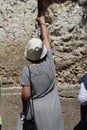 Jewish women at the Wailing wall, Israel Royalty Free Stock Photo
