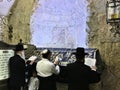 Jews praying at the Tomb of King David Royalty Free Stock Photo
