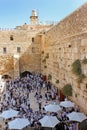 Jews praying at the Wailing Wall, Jerusalem