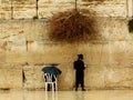 Jews praying at the Western Wall, Jerusalem, Israel Royalty Free Stock Photo