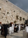 Jews at The Western Wall, Wailing Wall or Kotel, Jerusalem, Israel