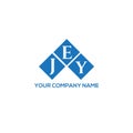 JEY letter logo design on BLACK background. JEY creative initials letter logo concept. JEY letter design.JEY letter logo design on Royalty Free Stock Photo