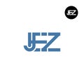 JEZ Logo Letter Monogram Design Royalty Free Stock Photo