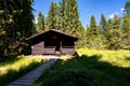 Jezerni slat. Jezerni moor in summer, Sumava, National Park, Czech Republic. Travel destination. South Bohemia landscape Royalty Free Stock Photo