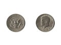 JFK Half dollar Royalty Free Stock Photo