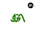 JGA Logo Letter Monogram Design Royalty Free Stock Photo