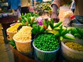 Jhalmuri mixture chaat being sold by a fast food vendor