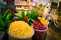 Jhalmuri mixture chaat being sold by a fast food vendor