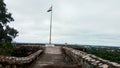 Jhansi fort India. Flag view