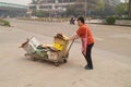 Jiangmen Xinhui, China: city street scenery