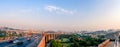 many vehicle on Nanjing Yangtze River Bridge