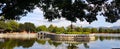 The garden with the lake of Temple of Confucius, Jianshui, Yunnan, China