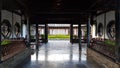 A room of the typical Chinese noble residence of the Zhu`s Family, Jianshui, Yunnan, China