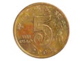 5 Jiao coin, 1955~Today - Circulation Coins serie, Bank of China. Obverse, 2003