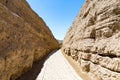 Jiaohe Ruins, warehouse district, Turpan, China. Ancient capital of the Jushi kingdom, it was a natural fortress