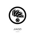 jiaozi icon in trendy design style. jiaozi icon isolated on white background. jiaozi vector icon simple and modern flat symbol for