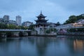 Jiaxiu Pavilion view, Guiyang, China Royalty Free Stock Photo