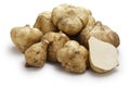 Jicama is a crispy, slightly sweet, Mexican edible tuber root.