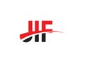 JIF Letter Initial Logo Design Vector Illustration