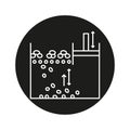 Jigging method line black icon. Sign for web page, mobile app, button