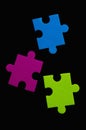 Jigsaw puzzle pieces Royalty Free Stock Photo